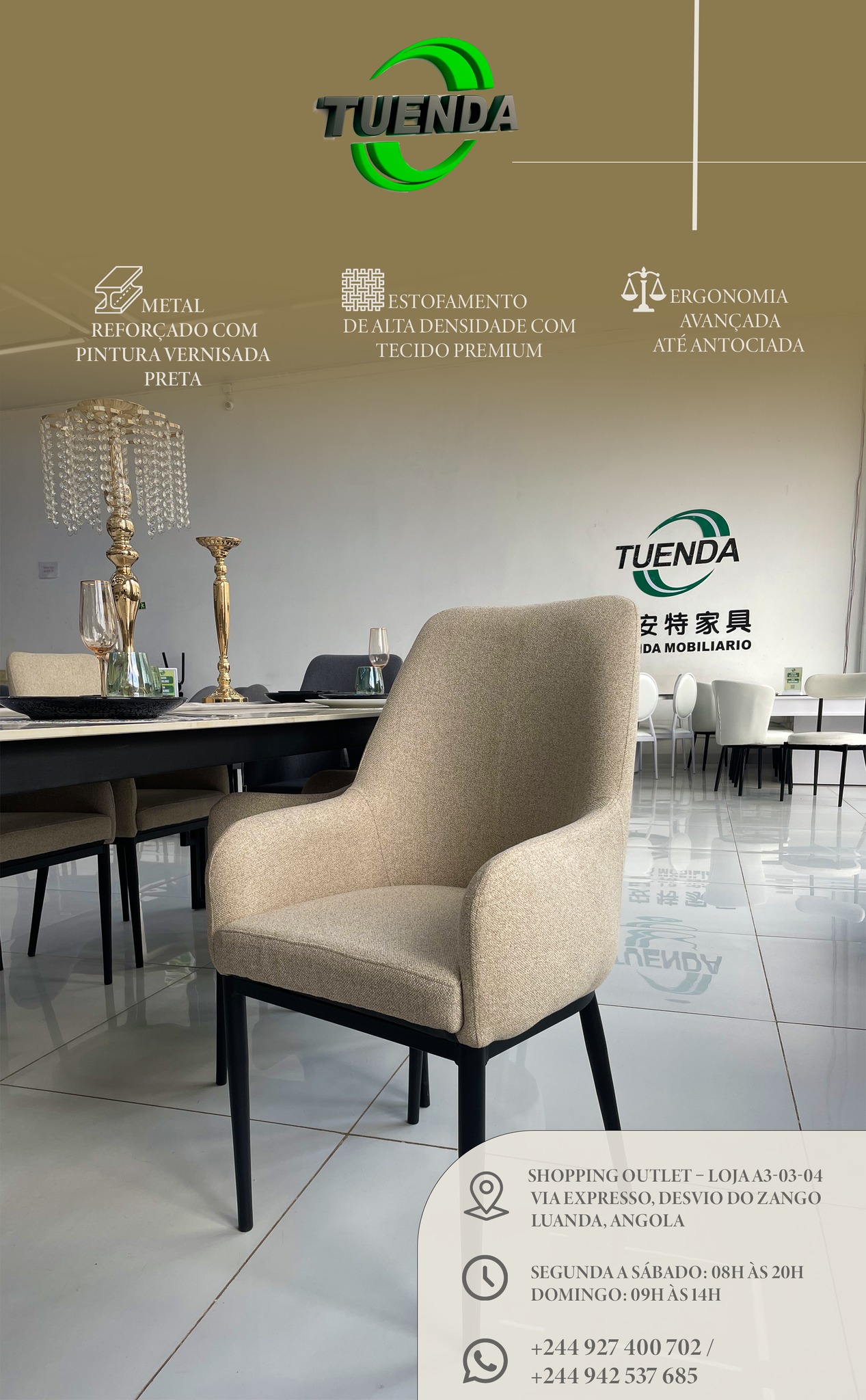 Produto Cadeiras Casuaís